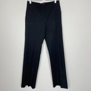 Reiss Nessa Wool Blend Dress Pant Trouser Black
